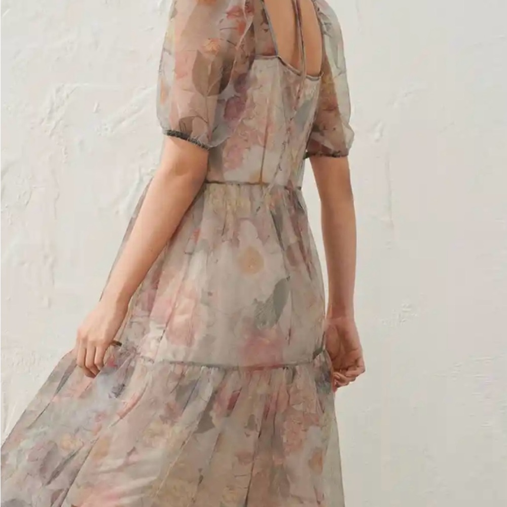 Floral Sheer Dress
